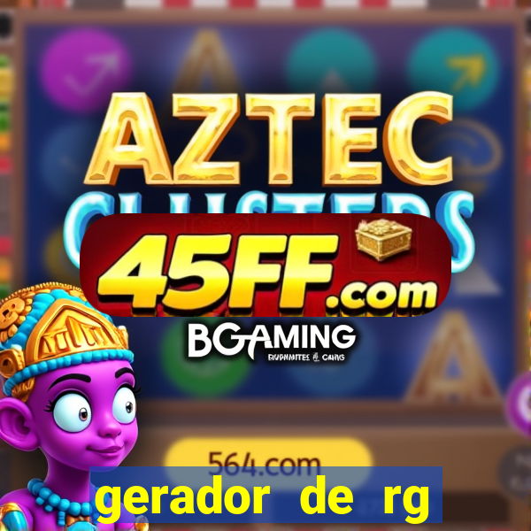 gerador de rg frente e verso